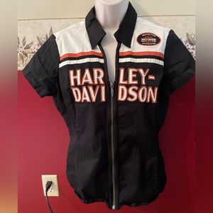 Harley Davidson zip mechanic shirt